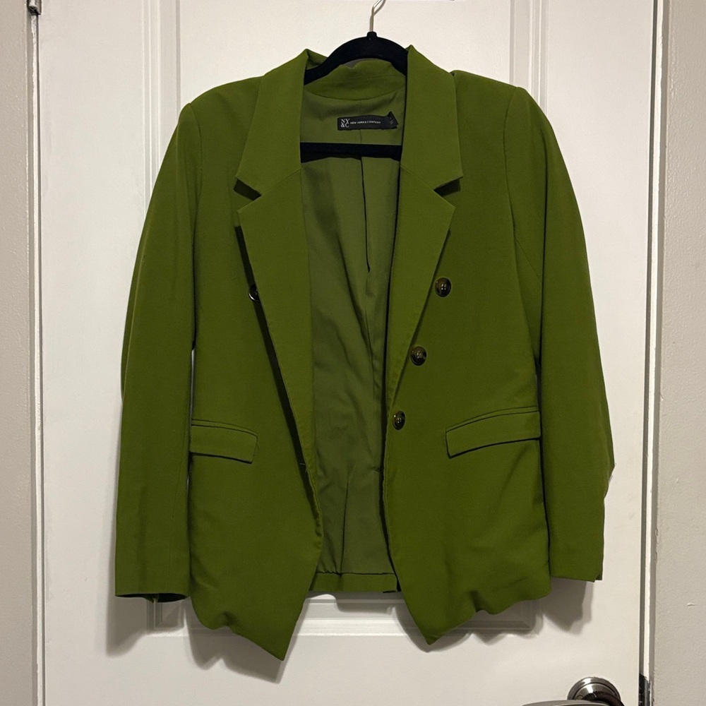 New York & Company Olive Blazer